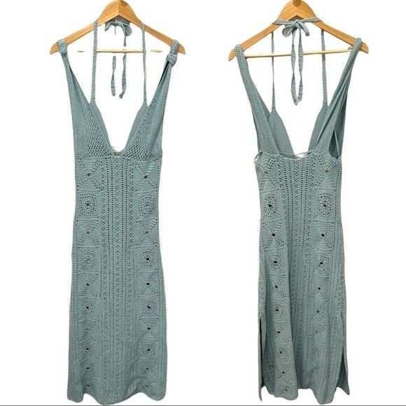 Jonathan Simkhai | NWT SS’20 Runway Remi Crochet-Knit Midi Dress - Size Medium - Picture 5 of 8